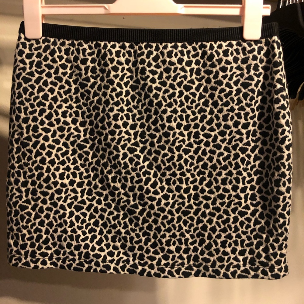 Leopard Mini Skirt